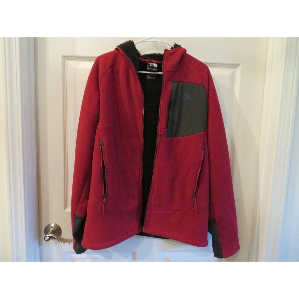 Nice Mens Red The North Face Coat, M